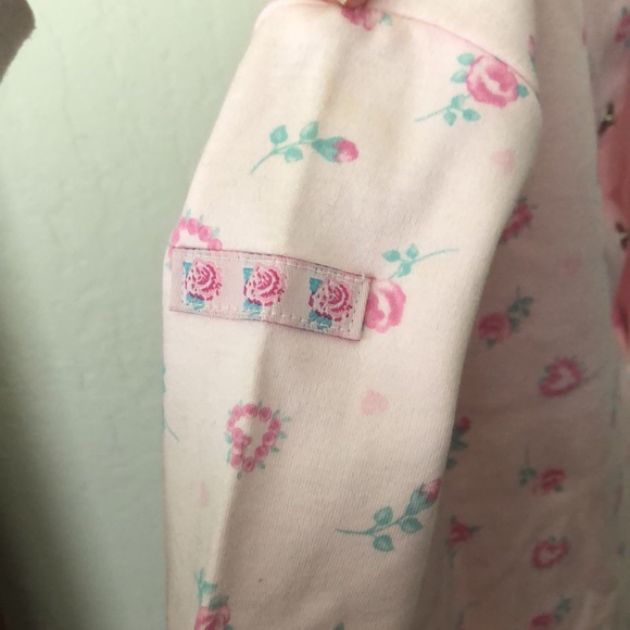 Pink Heart Valentines Deadstock Onesie - Picture 8 of 10